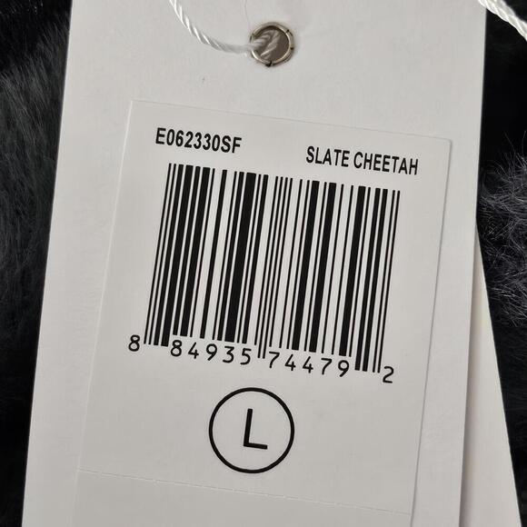 2/$50 NWT Evolution by Cyrus Slate Cheetah Cardigan Size L | Cozy Layers - Picture 5 of 6